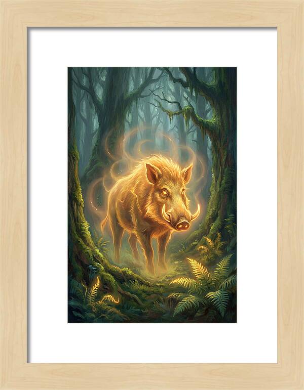Giant Forest Hog Illuminated