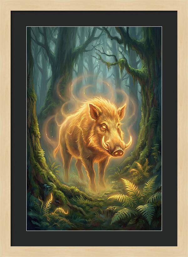 Giant Forest Hog Illuminated