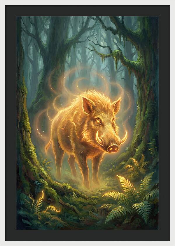 Giant Forest Hog Illuminated