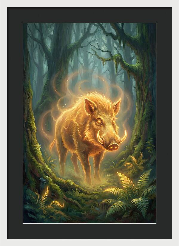 Giant Forest Hog Illuminated