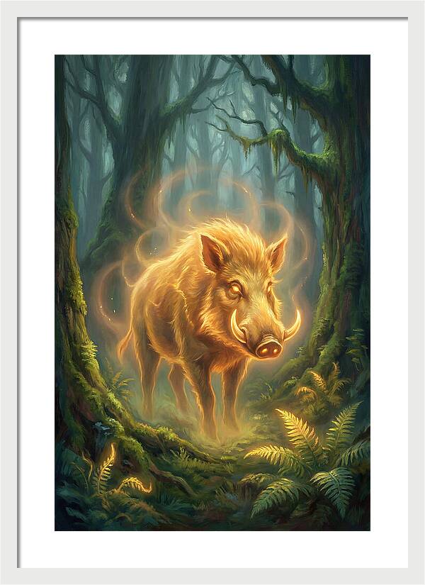 Giant Forest Hog Illuminated