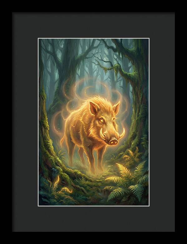 Giant Forest Hog Illuminated