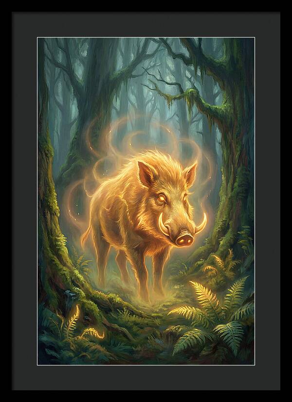 Giant Forest Hog Illuminated