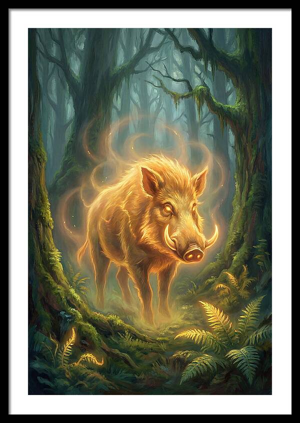 Giant Forest Hog Illuminated