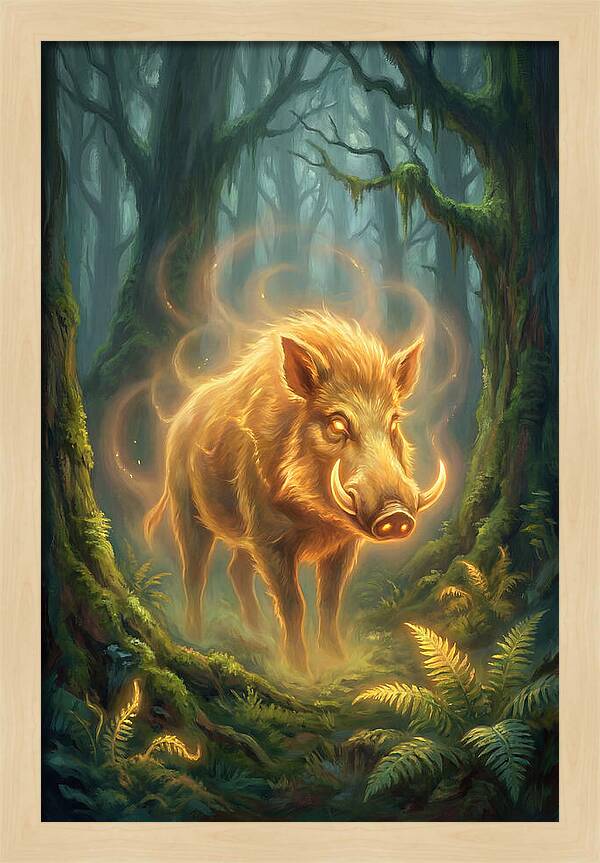Giant Forest Hog Illuminated