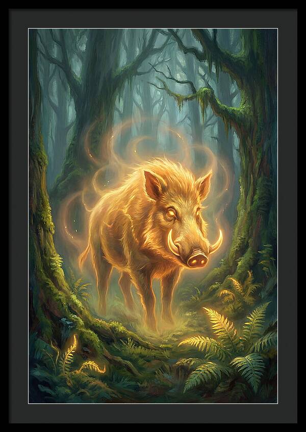 Giant Forest Hog Illuminated
