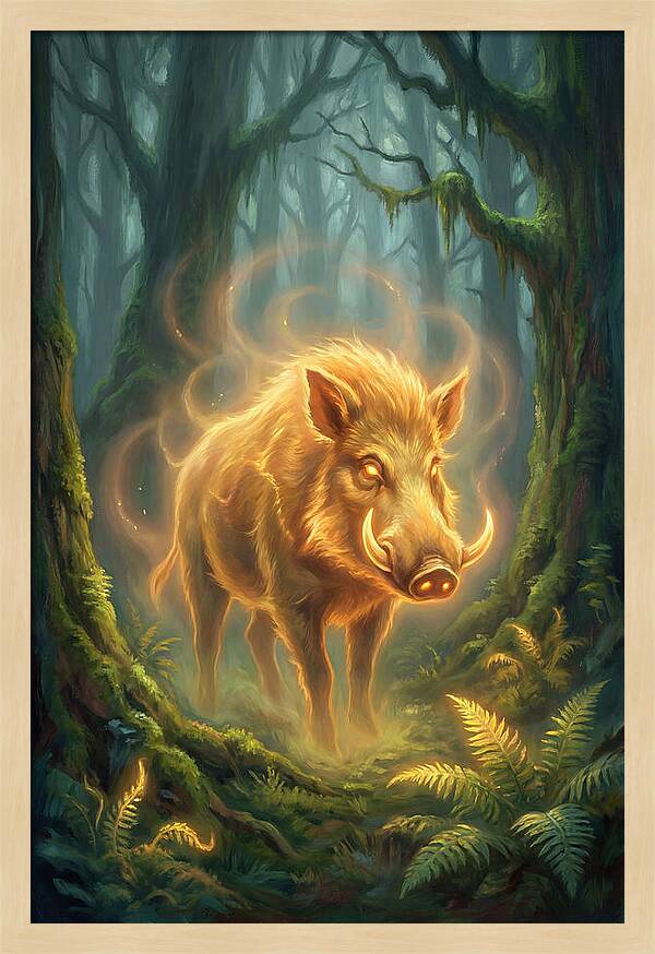 Giant Forest Hog Illuminated
