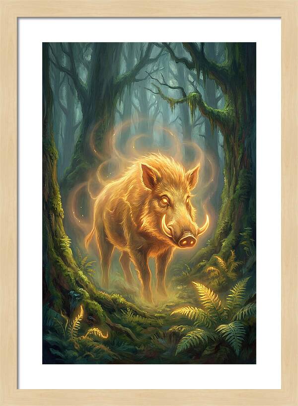 Giant Forest Hog Illuminated