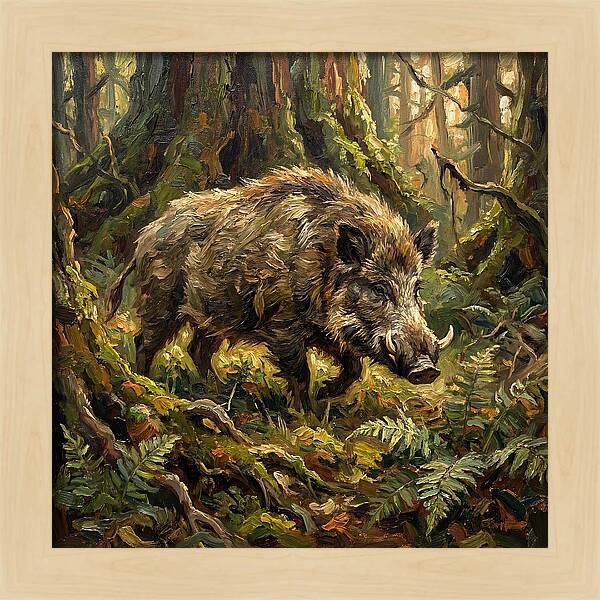Giant Forest Hog In Nature