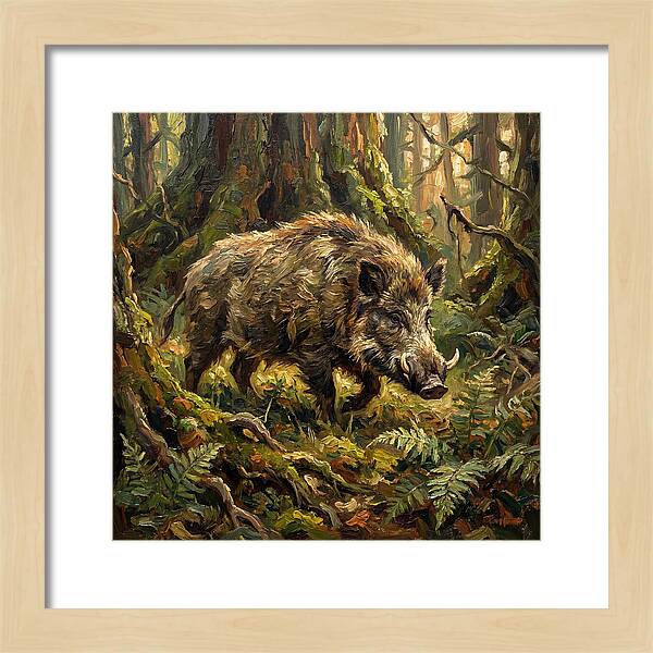 Giant Forest Hog In Nature
