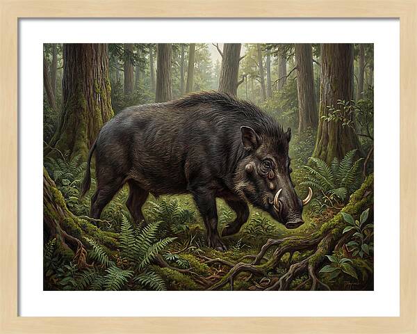 Giant Forest Hog In The Wild