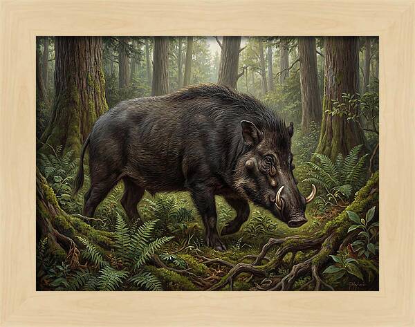 Giant Forest Hog In The Wild