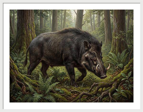 Giant Forest Hog In The Wild