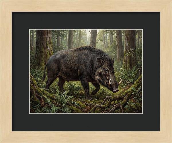 Giant Forest Hog In The Wild