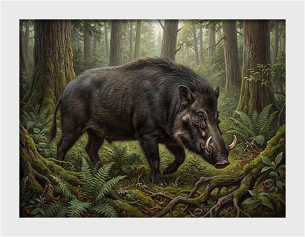 Giant Forest Hog In The Wild