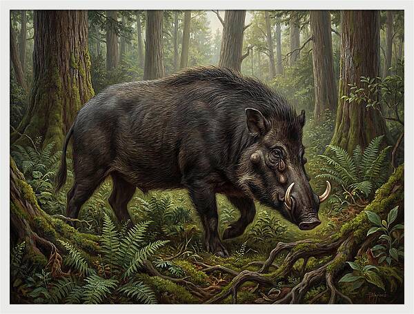 Giant Forest Hog In The Wild