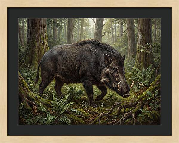 Giant Forest Hog In The Wild