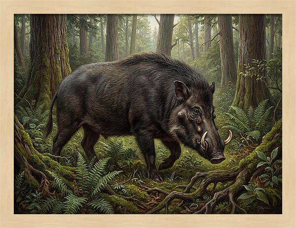 Giant Forest Hog In The Wild
