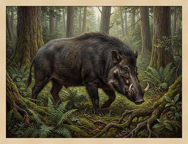 Giant Forest Hog In The Wild