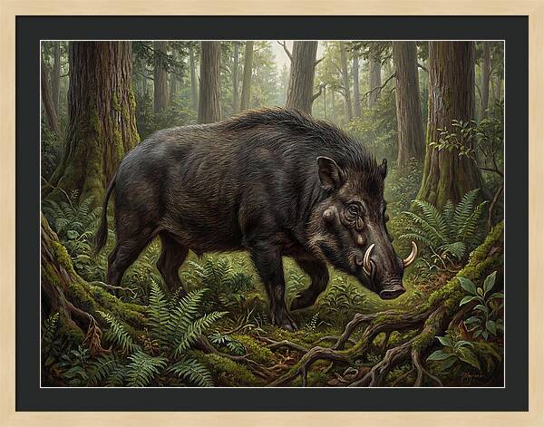 Giant Forest Hog In The Wild