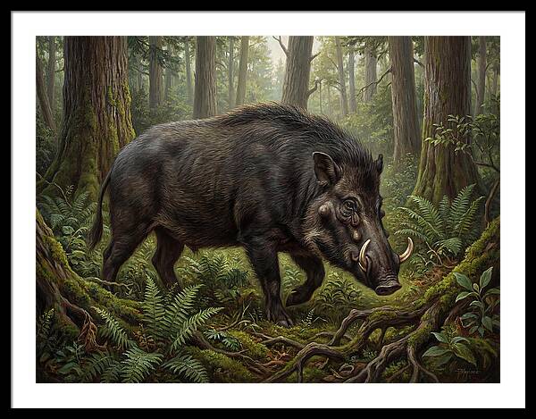 Giant Forest Hog In The Wild