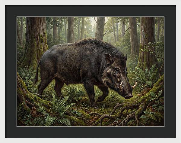 Giant Forest Hog In The Wild