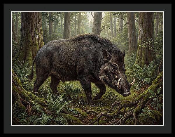 Giant Forest Hog In The Wild
