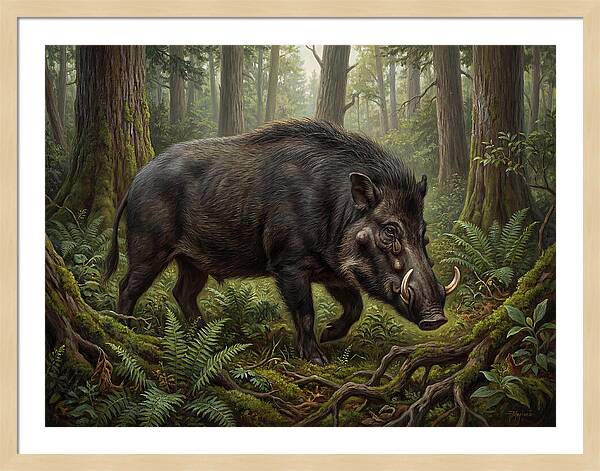 Giant Forest Hog In The Wild