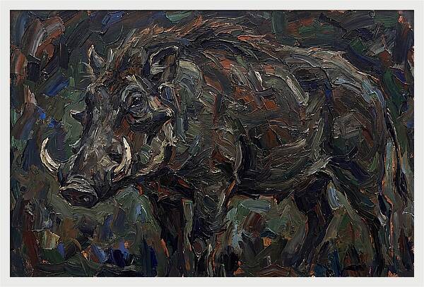Giant Forest Hog Portrait