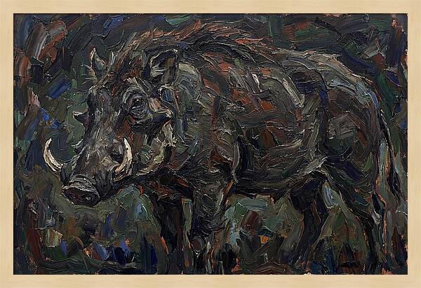 Giant Forest Hog Portrait
