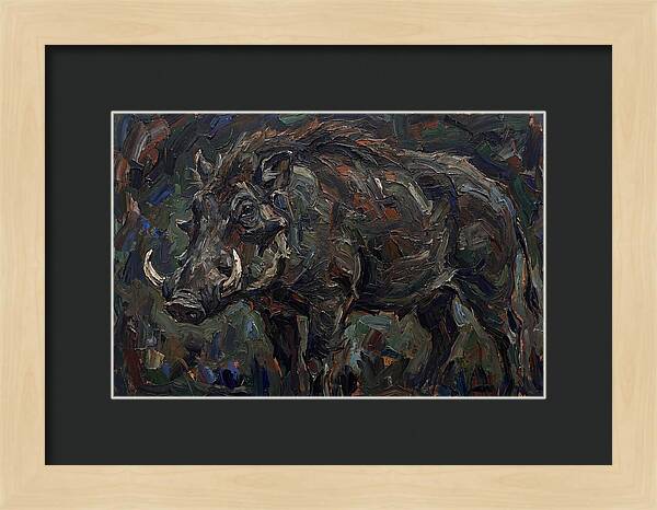 Giant Forest Hog Portrait