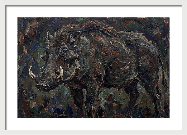 Giant Forest Hog Portrait