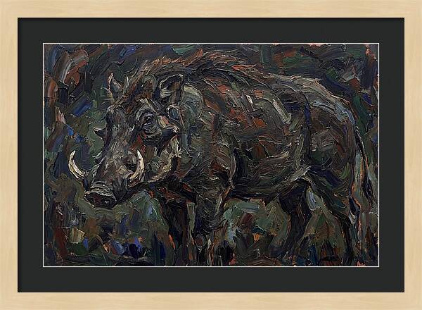 Giant Forest Hog Portrait