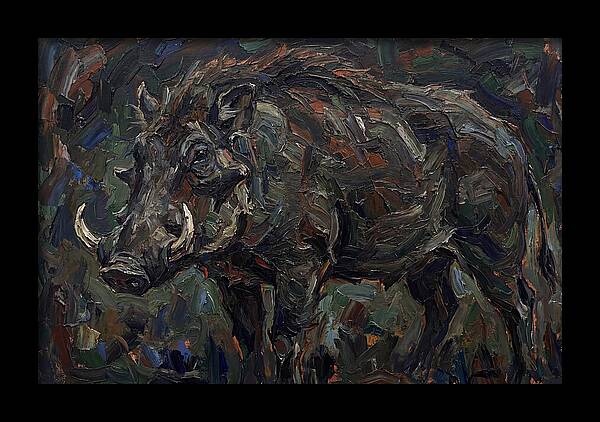 Giant Forest Hog Portrait