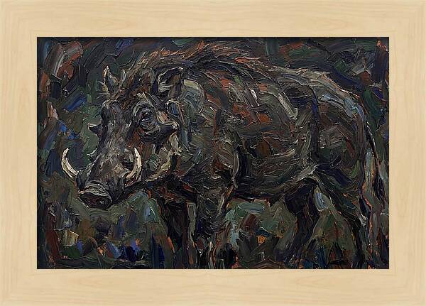 Giant Forest Hog Portrait