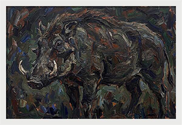 Giant Forest Hog Portrait