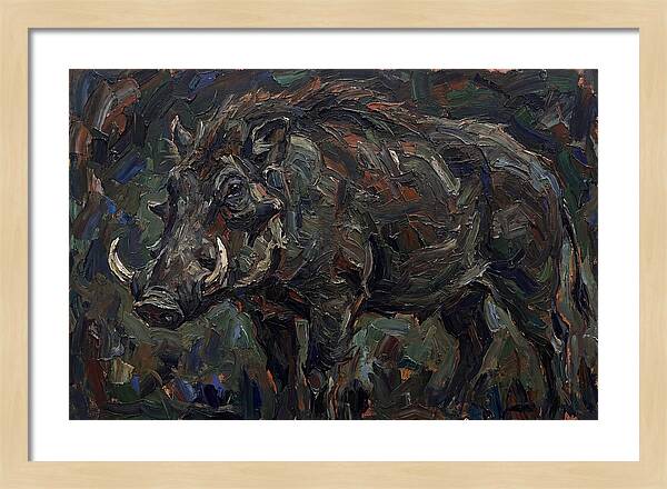Giant Forest Hog Portrait