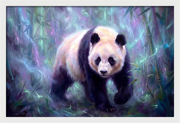 Giant Panda In Forest