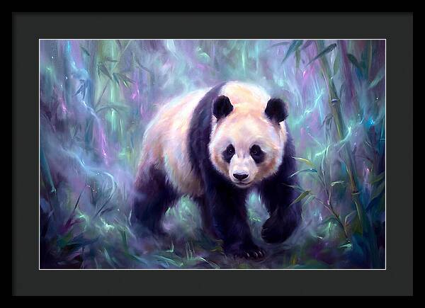 Giant Panda In Forest