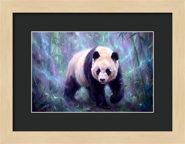 Giant Panda In Forest