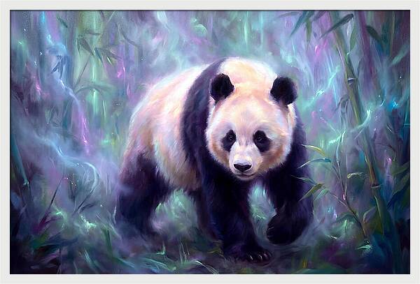 Giant Panda In Forest