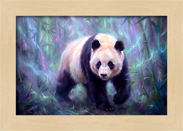Giant Panda In Forest