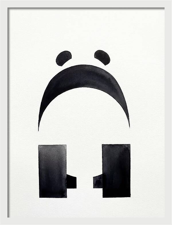 Giant Panda Silhouette
