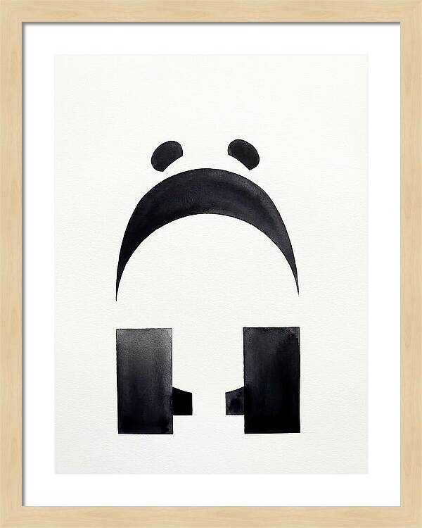 Giant Panda Silhouette