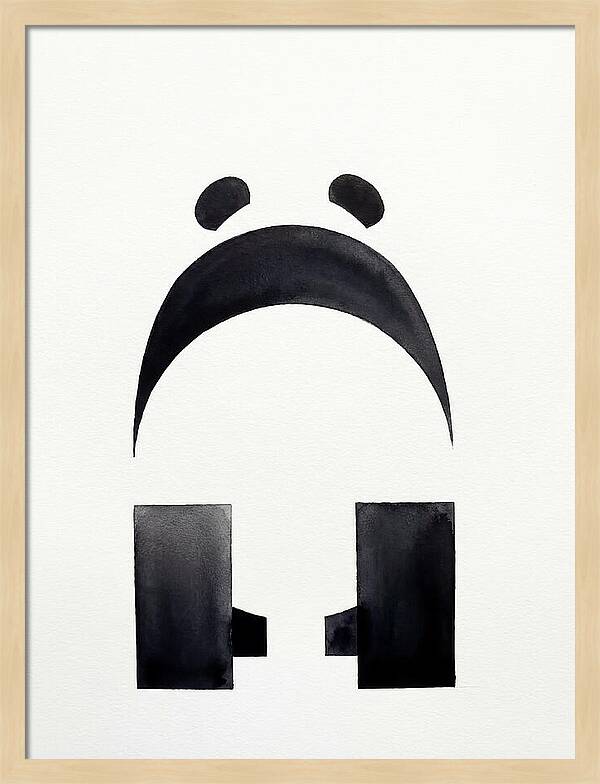 Giant Panda Silhouette