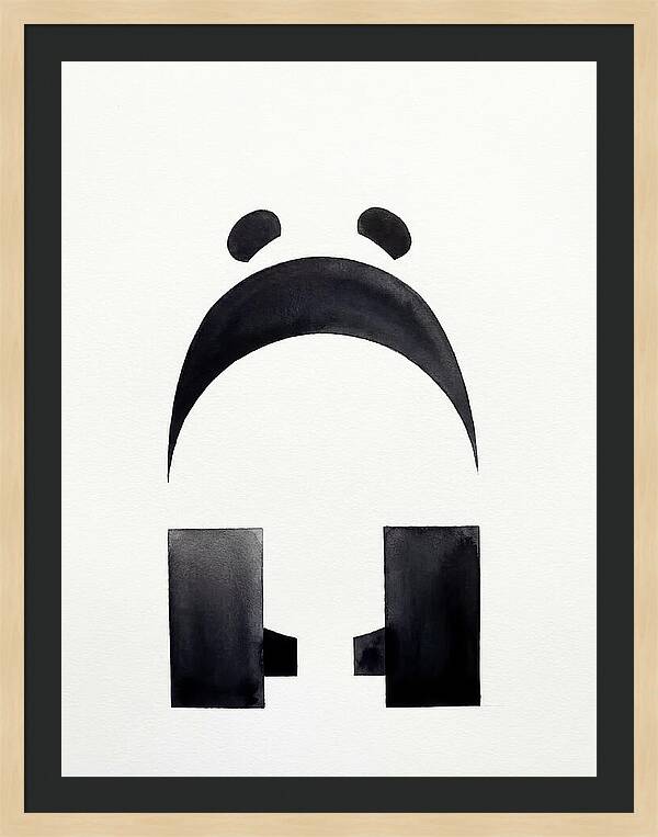 Giant Panda Silhouette