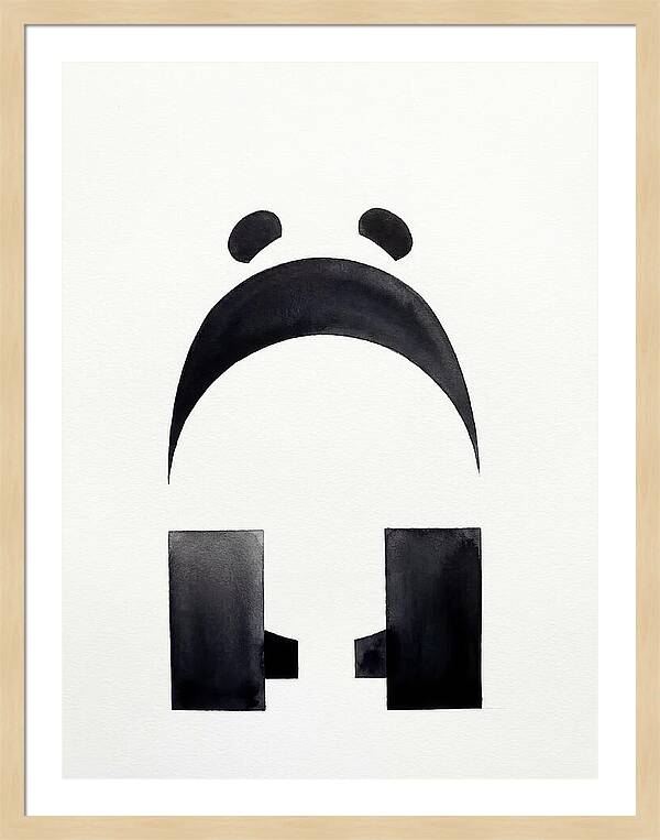Giant Panda Silhouette