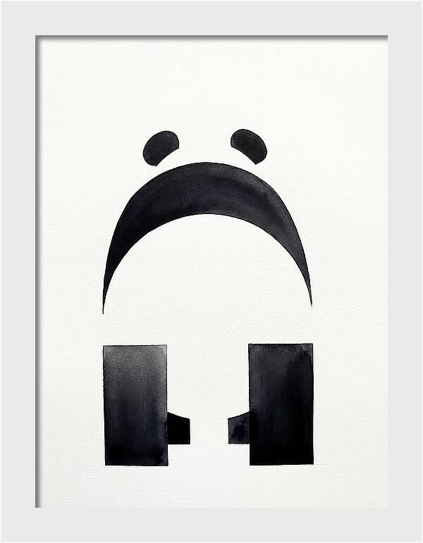Giant Panda Silhouette