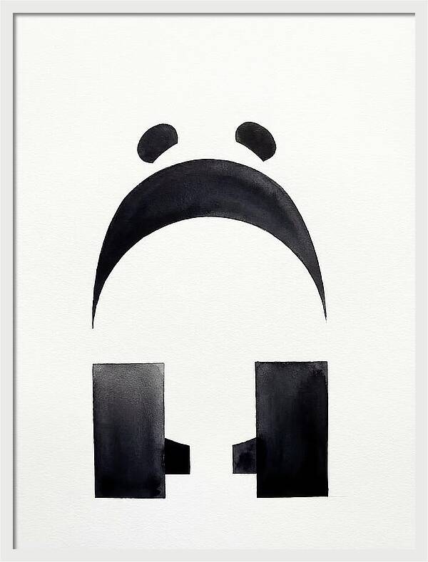 Giant Panda Silhouette