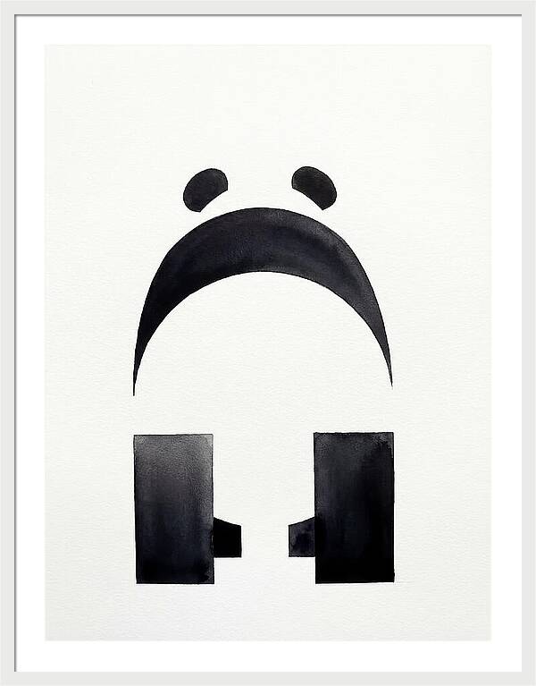 Giant Panda Silhouette